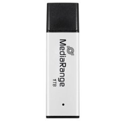 MediaRange MR1905-1 lecteur USB flash 1 To USB Type-A 3.2 Gen 1 (3.1 Gen 1) Noir, Argent