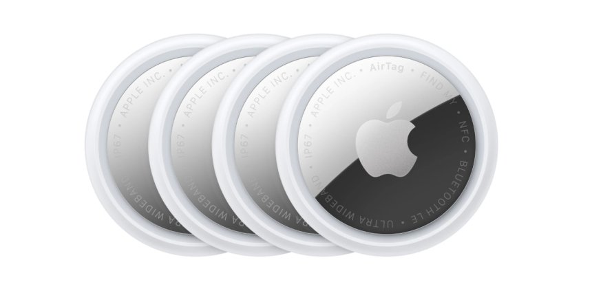 Apple AirTag Personnel Recherche Argent, Blanc