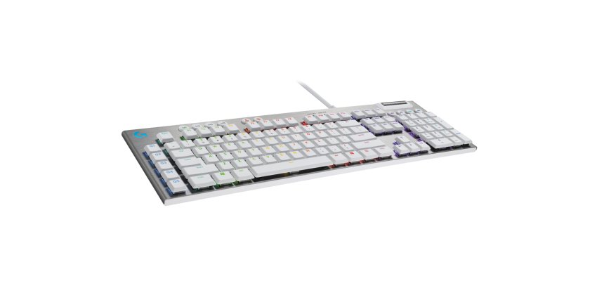 Logitech G 920-011356 clavier Gaming USB AZERTY Français Blanc