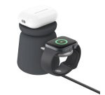 Belkin BoostCharge Pro Casques, Smartphone, Smartwatch Charbon de bois Secteur Recharge sans fil Charge rapide Intérieure