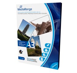 MediaRange MRINK109 pak fotopapier A3 Wit Hoogglans