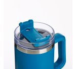 Muitomas TRAVELMUG900BL tazza da viaggio 900 ml Blu Acciaio inox