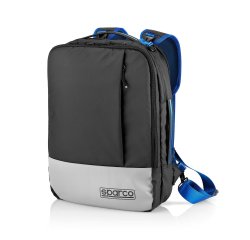 Sparco SPBACKPACK borsa per laptop 39,6 cm (15.6") Zaino Nero, Blu, Grigio
