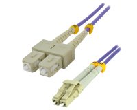 MCL 0.5M SC/LC câble InfiniBand et à fibres optiques 0,5 m Violet