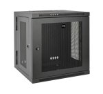 Tripp Lite Armoire rack à montage mural, profondeur de commutateur et profil compact 10U SmartRack, charnières dorsales