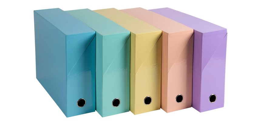 Boite de classement Exacompta Aquarel dos 9 cm