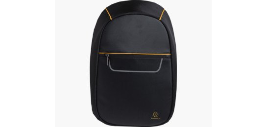 Sac à dos exacompta exactive polyester ordinateur 15,6\" 34x46x16cm 1 compartiment renforcé 2 poches coloris noir