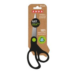 ARDA FB21RE stationery/craft scissors Art & Craft scissors, Office scissors Straight cut Black, Green