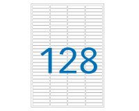 Etiquette adresse multi-usages 6 x 33,5 mm Agipa blanche - Pochette de 2048