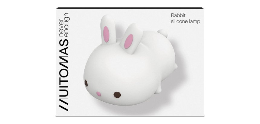 Muitomas SILLAMPRABBITC table lamp 1.5 W White, Black, Pink