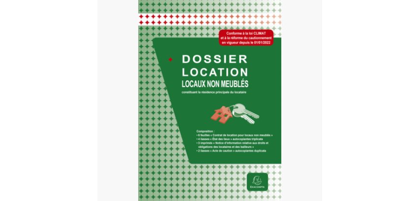 Dossier location locaux non meublés - Vert