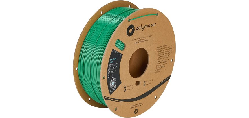 Polymaker PF01030 3D Printing Material Acrylonitrile-Styrene-Acrylate Green 1 kg