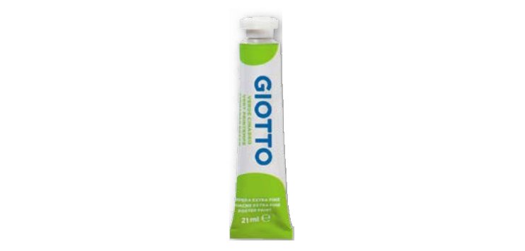 Tempera Tubo 7 - 21ml - verde cinabro - Giotto