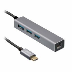 EKON Hub USB -C avec 3 ports USB-A + RJ45