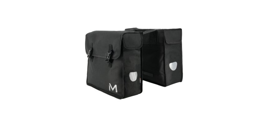 Mobilis 070002 bolsa para bicicletas y cesta Parte trasera Bolsa de bicicletas 30 L Poliéster Negro