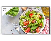 Sony FW-75BZ35L Écran d'affichage dynamique Écran plat de signalisation numérique 190,5 cm (75") LCD Wifi 550 cd/m² 4K Ultra HD Noir Android 24/7