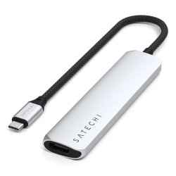 Satechi ST-P6SS hub & concentrateur USB Type-C 10000 Mbit/s Argent