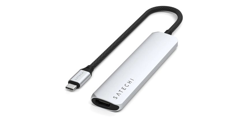 Satechi ST-P6SS hub & concentrateur USB Type-C 10000 Mbit/s Argent