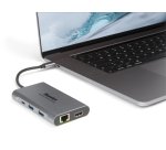 Hamlet HDKC-PD400D replicatore di porte e docking station per laptop Cablato USB 3.2 Gen 1 (3.1 Gen 1) Type-C Grigio