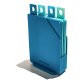 Muitomas CUTTINGBOARDBL tagliere da cucina Rettangolare Silicone Blu