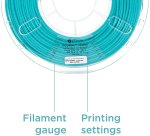 Polymaker PD02005 3D Printing Material Blue 750 g