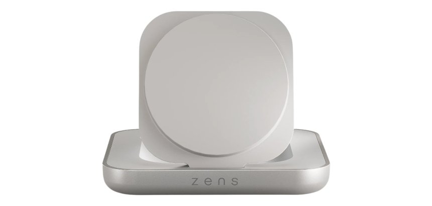 ZENS ZESC20W/00 charger for mobile devices Headphones, Smartphone, Watch White, Silver USB Wireless charging Fast charge Indoor