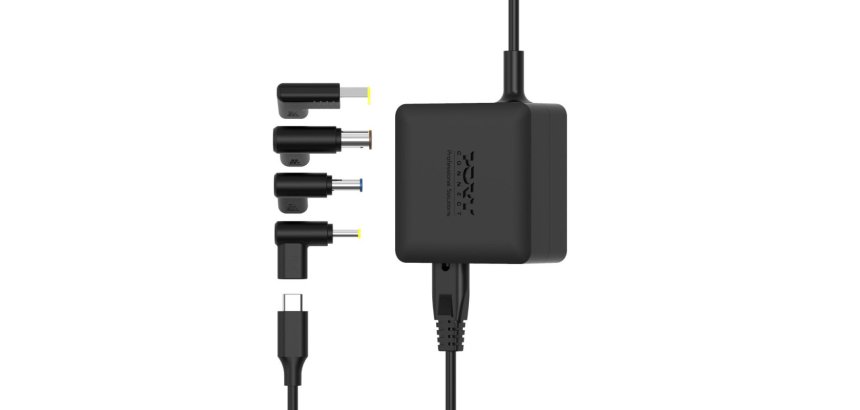 Port Designs 904065LEEU adaptateur de puissance & onduleur Intérieure 65 W Noir