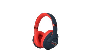 Red Bull Racing RB-HP130 auricular y casco Auriculares True Wireless Stereo (TWS) Diadema Llamadas/Música/Deporte/Uso diario Bluetooth Azul oscuro, Rojo