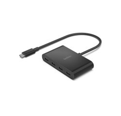 Belkin AVC018BTBK hub de interfaz USB Tipo C 10000 Mbit/s Negro