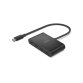 Belkin AVC018BTBK hub de interfaz USB Tipo C 10000 Mbit/s Negro