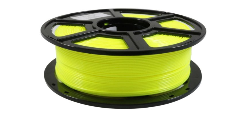 Flashforge FF0683 3D Printing Material Polylactic Acid Resistant (PLA) Yellow 1 kg