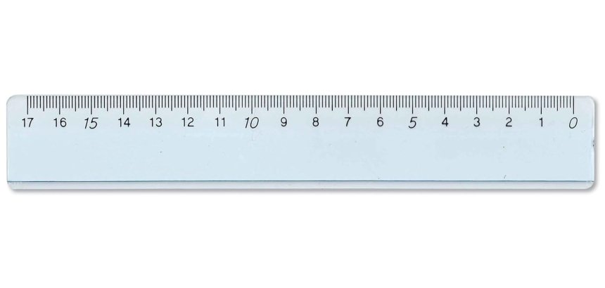 ARDA 28917MAN righello Righello da scrivania 170 mm Azzurro 1 pz