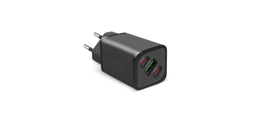 SBS Chargeur secteur GaN de 65 watts avec Power Delivery