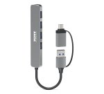 Port Designs 900161 hub & concentrateur USB 2.0 Type-A 5000 Mbit/s Argent