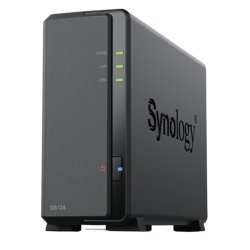 Synology DiskStation DS124 serveur de stockage NAS Bureau Realtek RTD1619B 1 Go DDR4 0 To DiskStation Manager Noir