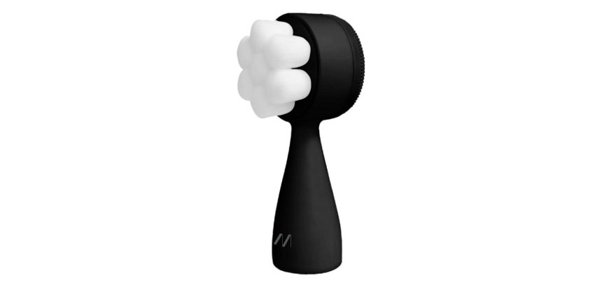Muitomas FACEBRUSHBK spazzola per la pulizia del viso Spazzola per massaggi Nero, Bianco
