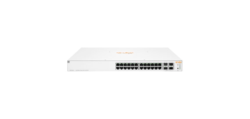 HPE Aruba Networking Instant On 1930 24G Class4 PoE 4SFP/SFP+ 370W Géré L2+ Gigabit Ethernet (10/100/1000) Connexion Ethernet, supportant l'alimentation via ce port (PoE) 1U Blanc