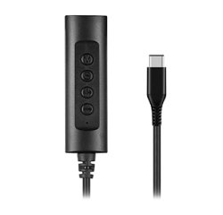 Hamlet HHEADA-UC cable gender changer USB-C 3.5mm Black