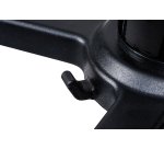 Porte-manteaux maulgrando acier couronne diam. 37,5cm 16 crochets hauteur 1,75m socle diam. 36,5cm coloris noir