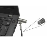 DICOTA D31887 câble antivol Noir, Argent 2 m