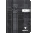 Répertoire brochure dos toilé A5 192 pages petits carreaux - Assortis