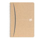 Cahier Oxford touareg integrale 148 x 210 mm 180 pages recycle ligne 7 mm assorti