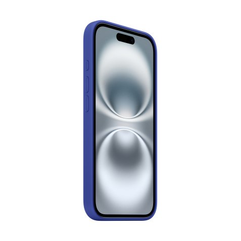 Apple Coque en silicone avec MagSafe pour iPhone 16 - Outremer