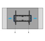 B-Tech Elements Fixed 400 Flat 165,1 cm (65") Mur Noir, Bleu