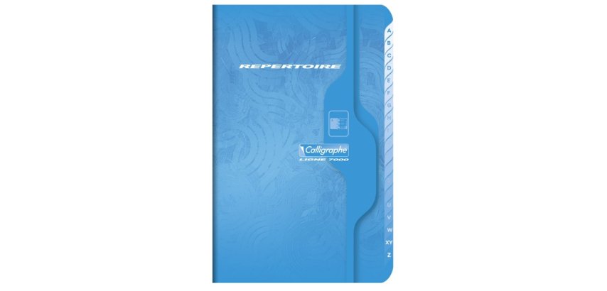 Répertoire piqué 7000 11x17 cm 96 pages petits carreaux 70 g - Assortis
