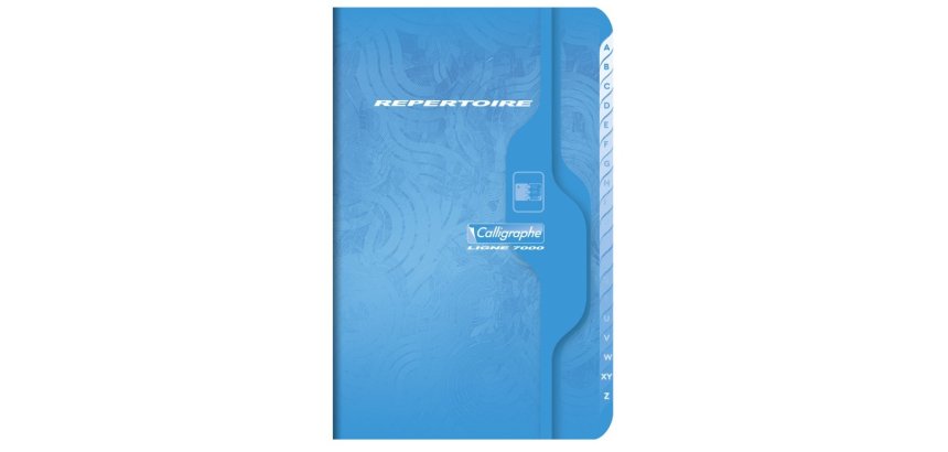Répertoire piqué 7000 11x17 cm 96 pages petits carreaux 70 g - Assortis