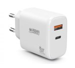 Urban Factory GPS62UF chargeur d'appareils mobiles Universel Blanc Secteur Charge rapide Intérieure
