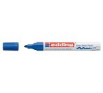 Marqueur edding permanent peinture e750 pointe moyenne 2/4mm encre laquée opaque tous supports résistant chaleur bleu