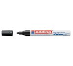 Marqueur edding permanent peinture e750 pointe moyenne 2/4mm encre laquée opaque tous supports résistant chaleur noir