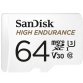 SanDisk High Endurance 64 GB MicroSDXC UHS-I Clase 10